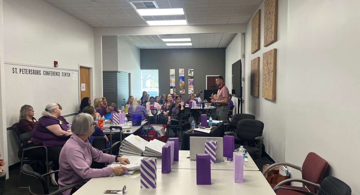 Training room with natural lighting and ergonomic chairs