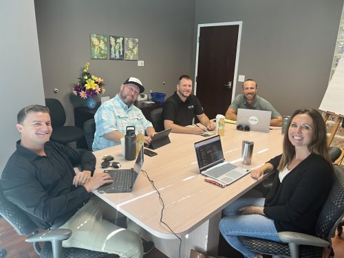 Board room setup for strategy meetings and client presentations